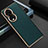 Custodia Lusso Pelle Cover GS3 per Huawei Honor 80 5G Verde