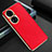 Custodia Lusso Pelle Cover GS3 per Huawei P50 Rosso