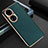 Custodia Lusso Pelle Cover GS3 per Huawei P50 Verde