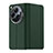 Custodia Lusso Pelle Cover GS3 per OnePlus Open 5G Verde