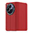 Custodia Lusso Pelle Cover GS3 per Oppo Find N3 5G Rosso