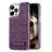 Custodia Lusso Pelle Cover JD1 per Apple iPhone 15 Pro Max Viola