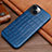 Custodia Lusso Pelle Cover L01 per Apple iPhone 13 Blu