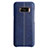 Custodia Lusso Pelle Cover L01 per Samsung Galaxy S8 Blu