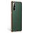 Custodia Lusso Pelle Cover L02 per Oppo Reno3 Pro Verde