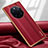 Custodia Lusso Pelle Cover LD1 per Huawei Mate 50 RS Rosso