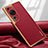 Custodia Lusso Pelle Cover LD1 per Huawei P60 Art Rosso