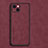 Custodia Lusso Pelle Cover LS1 per Apple iPhone 12 Rosso