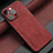 Custodia Lusso Pelle Cover LS1 per Apple iPhone 14 Pro Rosso