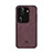 Custodia Lusso Pelle Cover LS1 per Oppo Reno11 Pro 5G Rosso