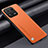 Custodia Lusso Pelle Cover LS1 per Xiaomi Mi 13 5G Arancione