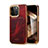 Custodia Lusso Pelle Cover MT2 per Apple iPhone 16 Pro Rosso