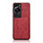 Custodia Lusso Pelle Cover MT2 per Huawei P60 Pro Rosso