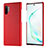 Custodia Lusso Pelle Cover P01 per Samsung Galaxy Note 10 Plus 5G Rosso