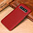 Custodia Lusso Pelle Cover P01 per Samsung Galaxy S10 5G Rosso