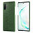 Custodia Lusso Pelle Cover P02 per Samsung Galaxy Note 10 Plus Verde