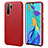 Custodia Lusso Pelle Cover P04 per Huawei P30 Pro New Edition Rosso