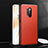 Custodia Lusso Pelle Cover per OnePlus 8 Pro Rosso