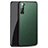 Custodia Lusso Pelle Cover per Oppo Reno3 Verde