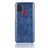 Custodia Lusso Pelle Cover per Samsung Galaxy A21s Blu