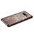 Custodia Lusso Pelle Cover per Samsung Galaxy Note 8 Marrone