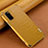 Custodia Lusso Pelle Cover per Samsung Galaxy S20 5G Giallo