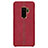 Custodia Lusso Pelle Cover per Samsung Galaxy S9 Plus Rosso