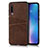 Custodia Lusso Pelle Cover per Xiaomi Mi 9 SE Marrone