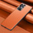 Custodia Lusso Pelle Cover QK1 per Samsung Galaxy A23 4G Arancione