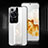 Custodia Lusso Pelle Cover QK4 per Huawei P60 Bianco