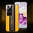 Custodia Lusso Pelle Cover QK4 per Huawei P60 Giallo