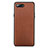 Custodia Lusso Pelle Cover R01 per Oppo R15X Arancione