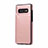 Custodia Lusso Pelle Cover R01 per Samsung Galaxy S10 Plus Oro Rosa