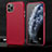 Custodia Lusso Pelle Cover R02 per Apple iPhone 11 Pro Rosso