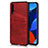 Custodia Lusso Pelle Cover R02 per Huawei Nova 5 Rosso