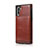 Custodia Lusso Pelle Cover R02 per Samsung Galaxy Note 10 Marrone