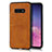 Custodia Lusso Pelle Cover R02 per Samsung Galaxy S10e Arancione