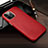 Custodia Lusso Pelle Cover R04 per Apple iPhone 12 Pro Rosso