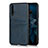 Custodia Lusso Pelle Cover R04 per Huawei Nova 5T Blu