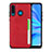 Custodia Lusso Pelle Cover R05 per Huawei Nova 4e Rosso