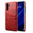 Custodia Lusso Pelle Cover R05 per Huawei P30 Pro Rosso