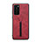 Custodia Lusso Pelle Cover R07 per Huawei P40 Rosso