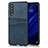 Custodia Lusso Pelle Cover R09 per Huawei P30 Blu