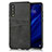 Custodia Lusso Pelle Cover R09 per Huawei P30 Nero