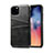 Custodia Lusso Pelle Cover R10 per Apple iPhone 11 Pro Max Nero