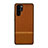 Custodia Lusso Pelle Cover R10 per Huawei P30 Pro New Edition Arancione