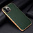 Custodia Lusso Pelle Cover S01 per Apple iPhone 13 Pro Verde