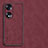 Custodia Lusso Pelle Cover S01 per Huawei Honor 70 5G Rosso