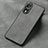 Custodia Lusso Pelle Cover S01 per Huawei Honor 80 Pro 5G Grigio