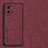 Custodia Lusso Pelle Cover S01 per Huawei Honor X40i 5G Rosso